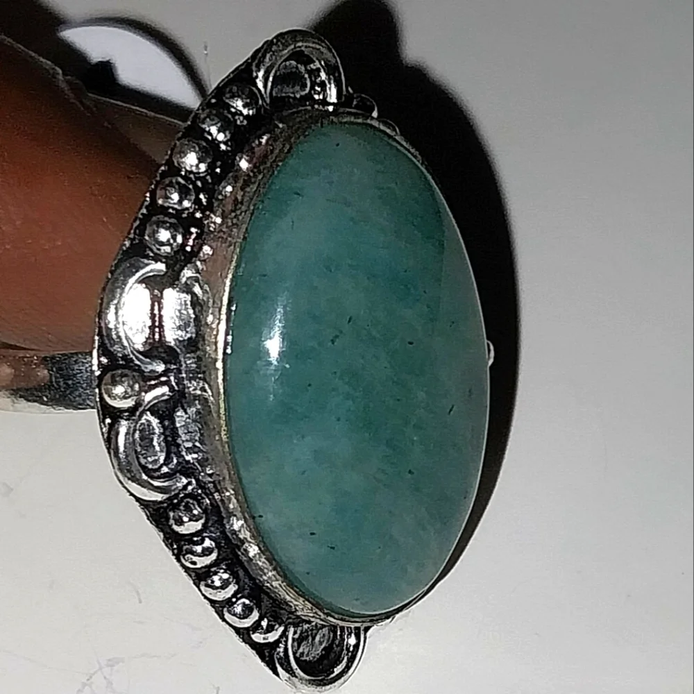 Vintage Elegant 925 Silver and Turquoise Ring Sz 7